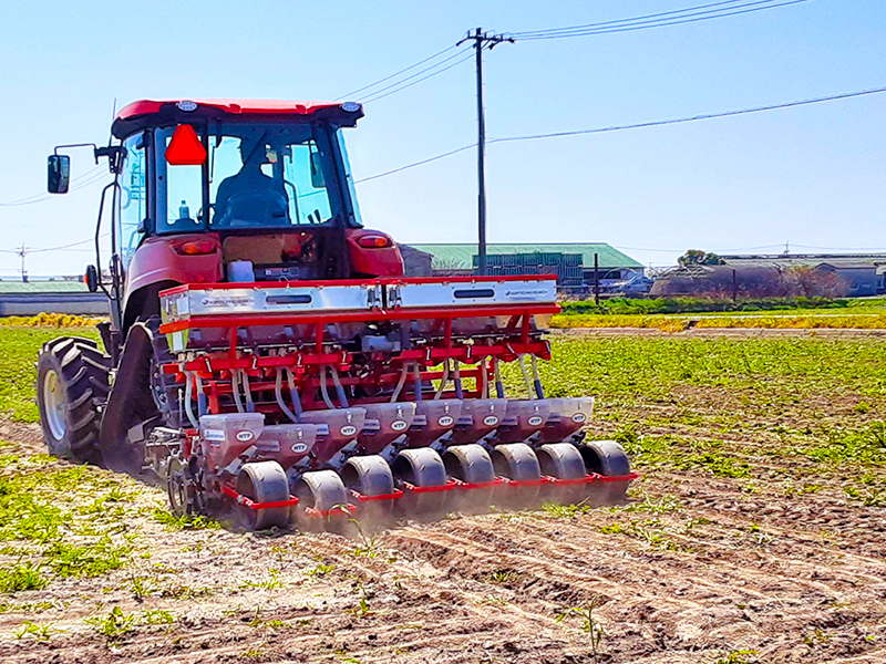 汎用高速播種機 ニプロ NSX800-0L 米 稲 乾田直播 麦 大豆 溝切 施肥 播種 覆土 通販